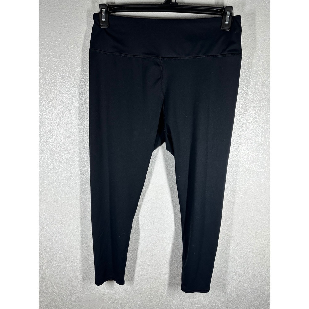 Maurices Leggings‎ Women L Black Activewear High Waist Athletic Yoga 6970